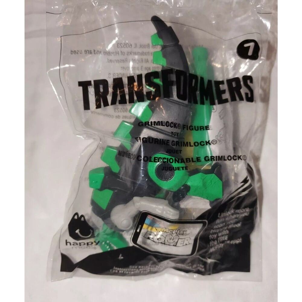 McDonald's Transformers Grimlock Happy Meal Toy #7 2016 NEW  unOPEN PACKAGE